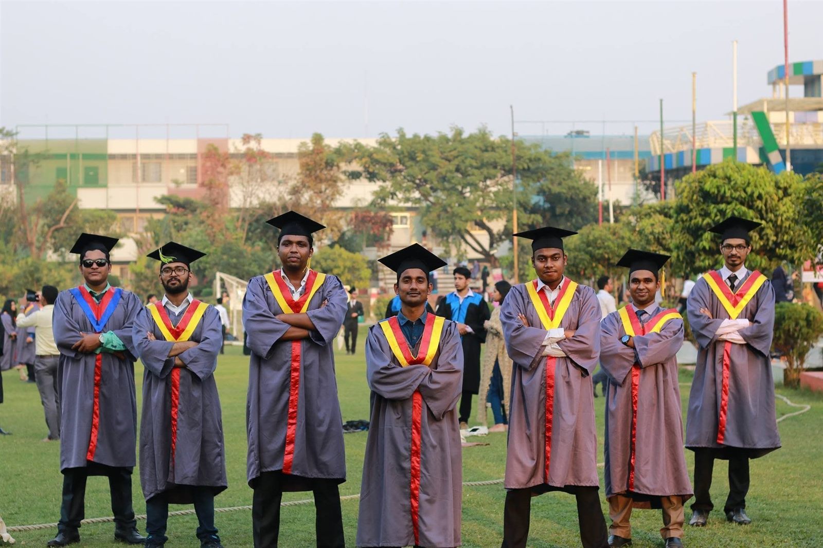 Abdul Mabud graduation group photo